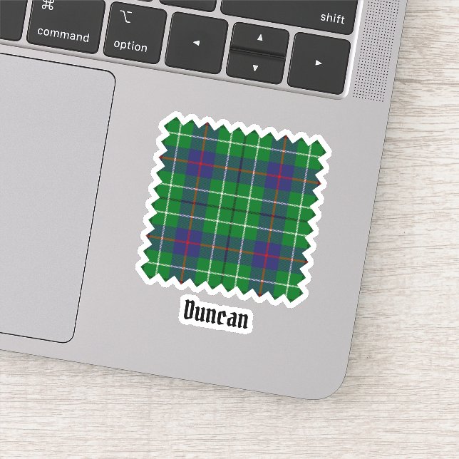 Clan Duncan Tartan Sticker (Detail)