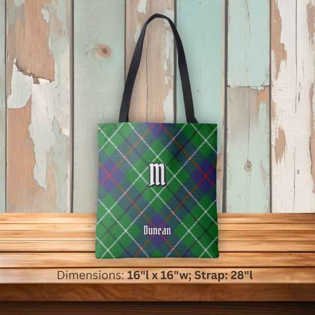 Clan Duncan Tartan Tote Bag (Creator Uploaded)