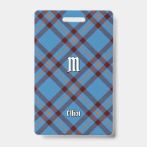 Clan Elliot Ancient Tartan Badge