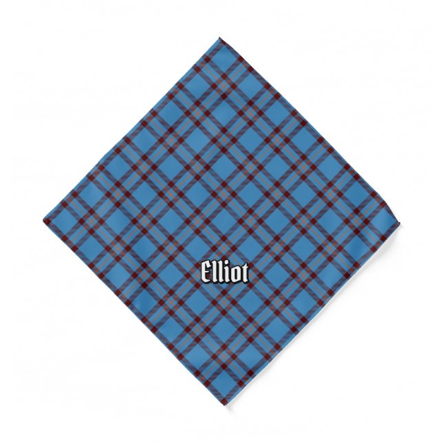 Clan Elliot Ancient Tartan Bandana (Front)