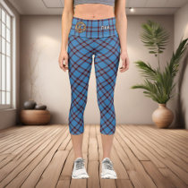 Clan Elliot Ancient Tartan Capri Leggings