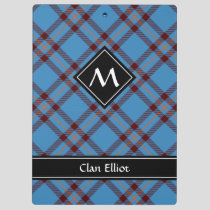 Clan Elliot Ancient Tartan Clipboard