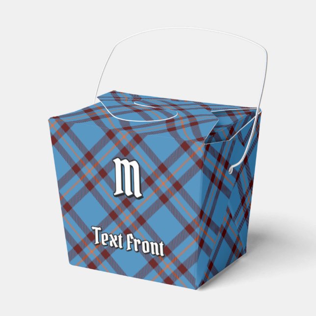 Clan Elliot Ancient Tartan Favor Box (Front Side)