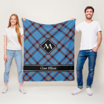 Clan Elliot Ancient Tartan Fleece Blanket