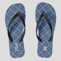 Clan Elliot Ancient Tartan Flip Flops