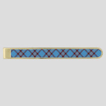Clan Elliot Ancient Tartan Gold Finish Tie Bar