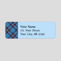 Clan Elliot Ancient Tartan Label