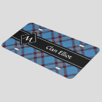 Clan Elliot Ancient Tartan License Plate