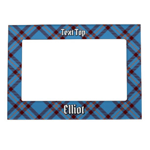 Clan Elliot Ancient Tartan Magnetic Frame