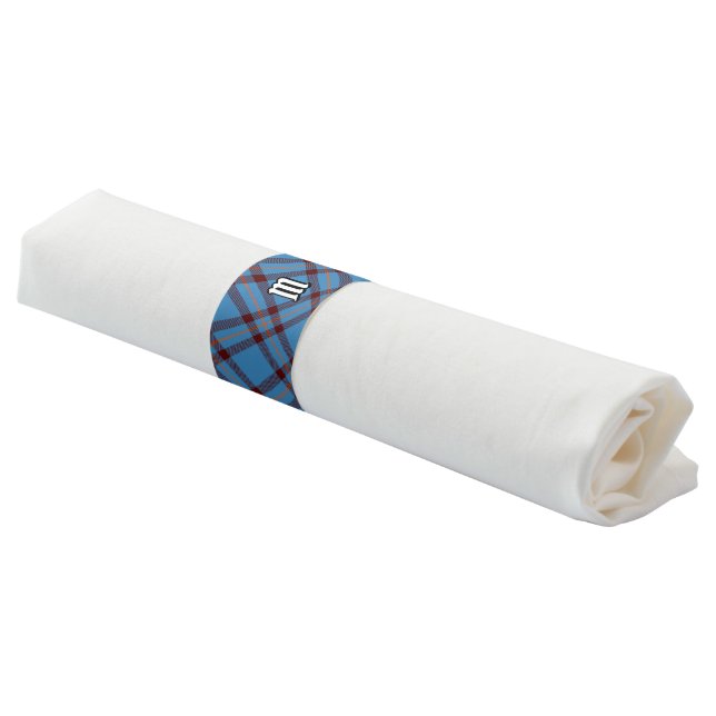 Clan Elliot Ancient Tartan Napkin Bands (Angled)