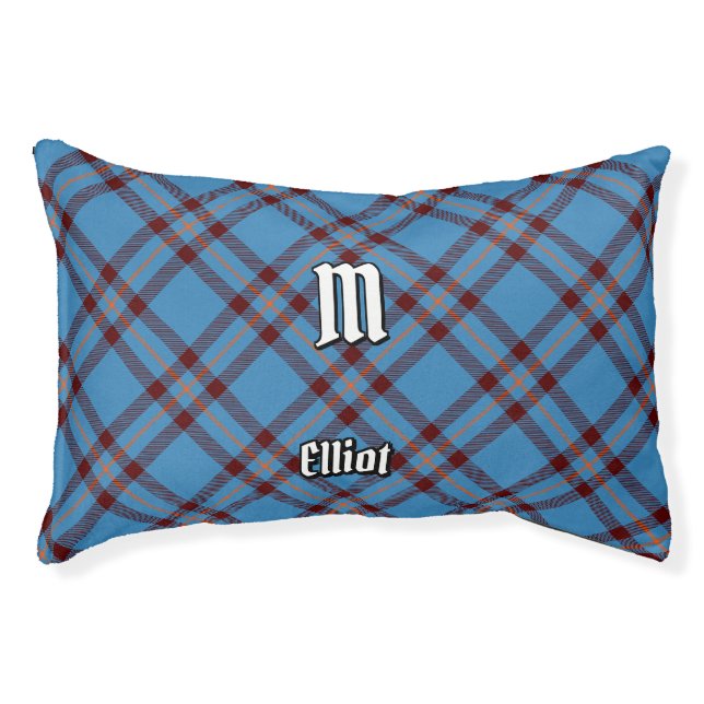 Clan Elliot Ancient Tartan Pet Bed (Front)