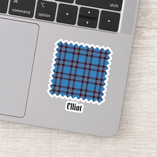 Clan Elliot Ancient Tartan Sticker