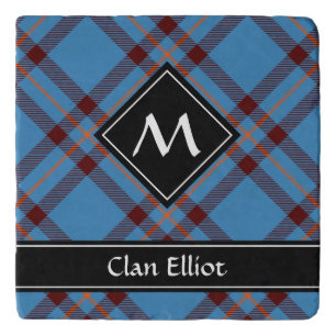 Clan Elliot Ancient Tartan Trivet