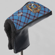 Clan Elliot Crest over Ancient Tartan Golf Head Cover