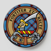 Clan Elliot Crest over Ancient Tartan PopSocket