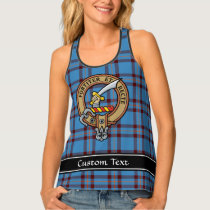 Clan Elliot Crest over Ancient Tartan Tank Top