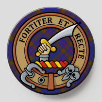 Clan Elliot Crest over Modern Tartan PopSocket