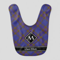 Clan Elliot Modern Tartan Baby Bib