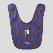 Clan Elliot Modern Tartan Baby Bib