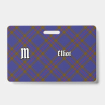 Clan Elliot Modern Tartan Badge