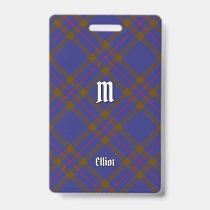 Clan Elliot Modern Tartan Badge