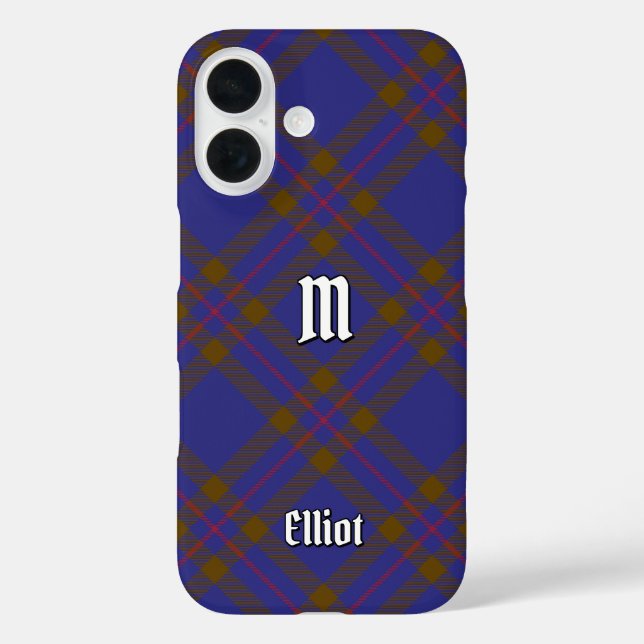 Clan Elliot Modern Tartan Case-Mate iPhone Case (Back)