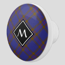 Clan Elliot Modern Tartan Ceramic Knob