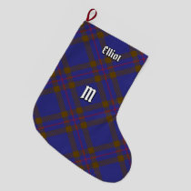 Clan Elliot Modern Tartan Christmas Stocking