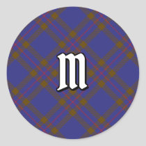 Clan Elliot Modern Tartan Classic Round Sticker