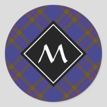 Clan Elliot Modern Tartan Classic Round Sticker