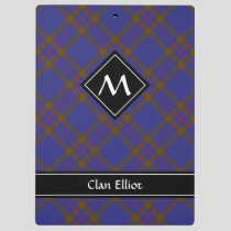 Clan Elliot Modern Tartan Clipboard