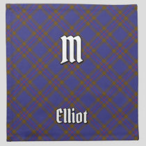 Clan Elliot Modern Tartan Cloth Napkin