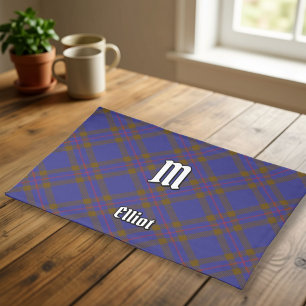 Clan Elliot Modern Tartan Cloth Placemat