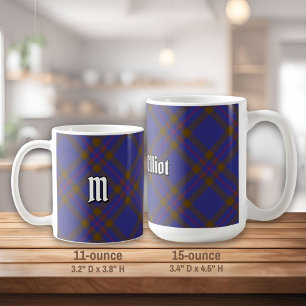 Clan Elliot Modern Tartan Coffee Mug