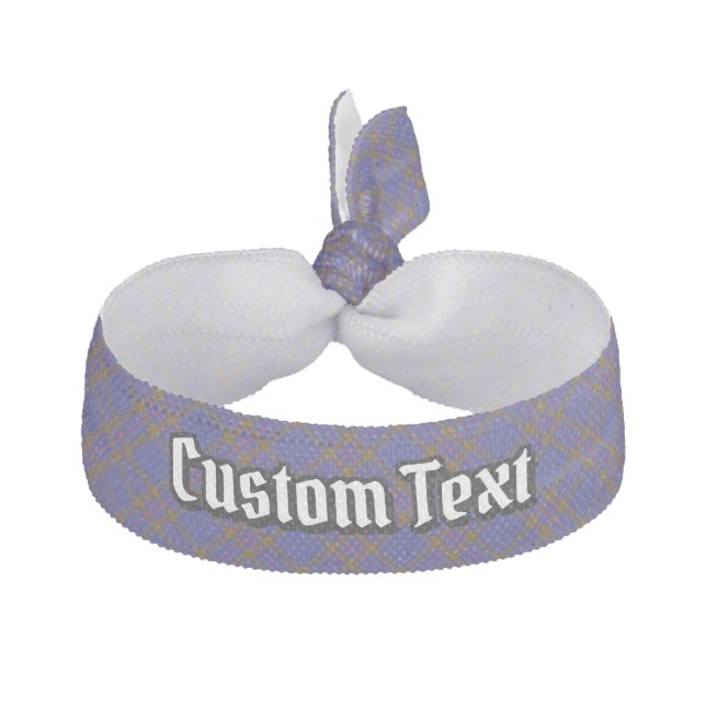 Clan Elliot Modern Tartan Elastic Hair Tie (Front)
