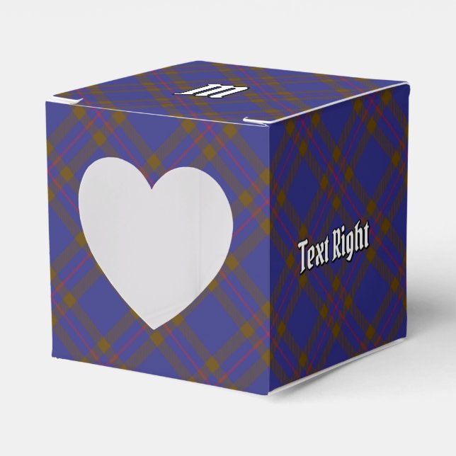Clan Elliot Modern Tartan Favor Box (Front Side)