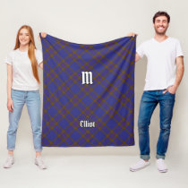 Clan Elliot Modern Tartan Fleece Blanket