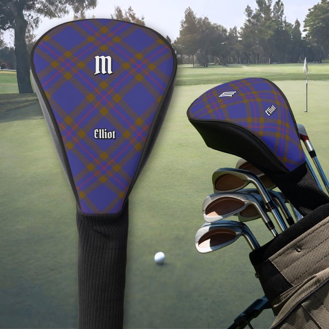 Clan Elliot Modern Tartan Golf Head Cover (Creator Uploaded)