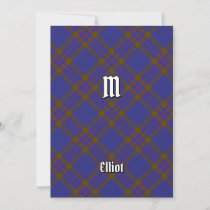 Clan Elliot Modern Tartan Invitation