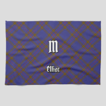 Clan Elliot Modern Tartan Kitchen Towel