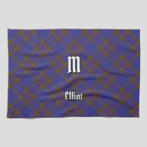 Clan Elliot Modern Tartan Kitchen Towel