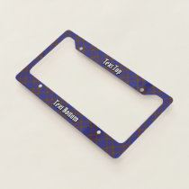 Clan Elliot Modern Tartan License Plate Frame