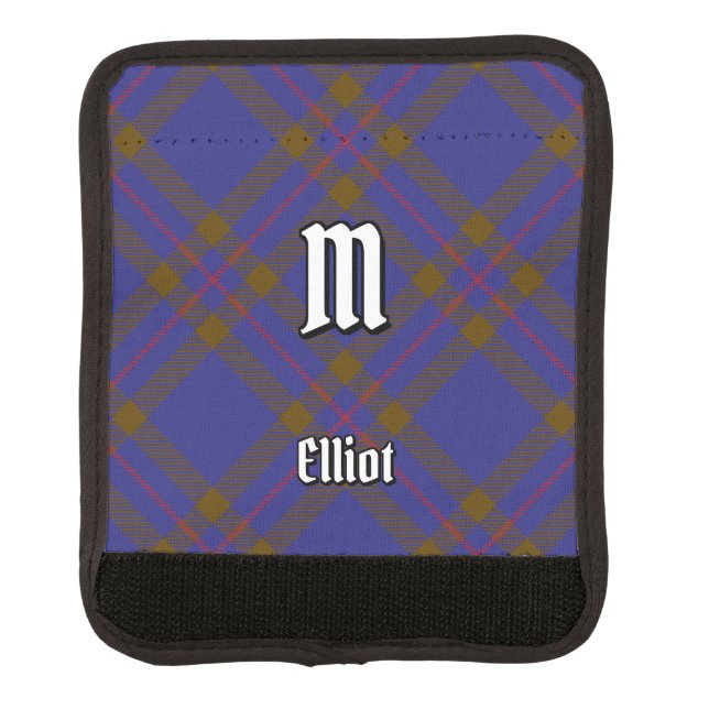 Clan Elliot Modern Tartan Luggage Handle Wrap (Front)