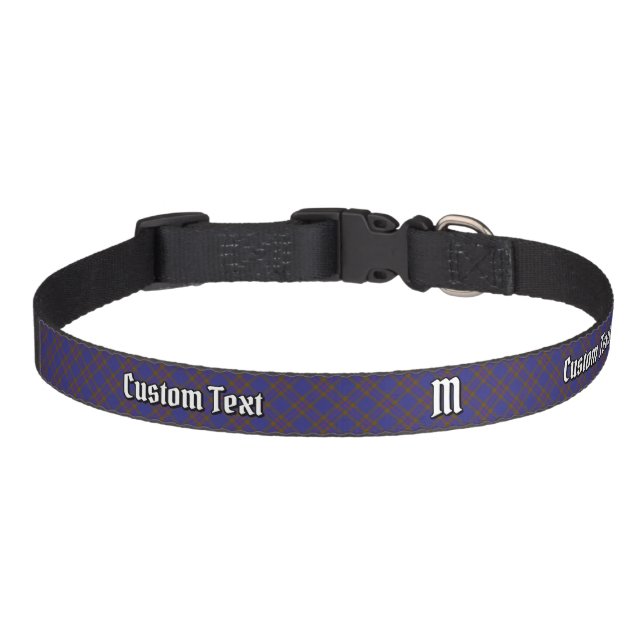 Clan Elliot Modern Tartan Pet Collar (Front)