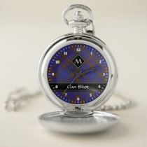 Clan Elliot Modern Tartan Pocket Watch