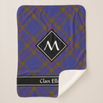 Clan Elliot Modern Tartan Sherpa Blanket