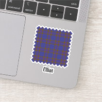 Clan Elliot Modern Tartan Sticker