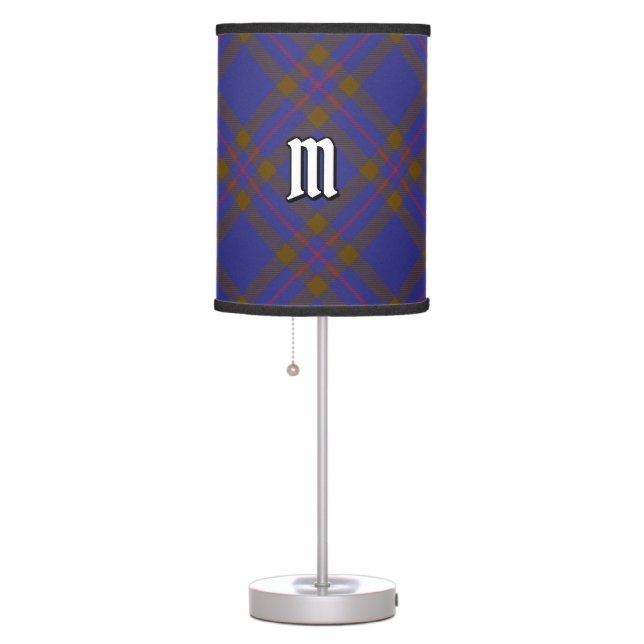 Clan Elliot Modern Tartan Table Lamp (Right)