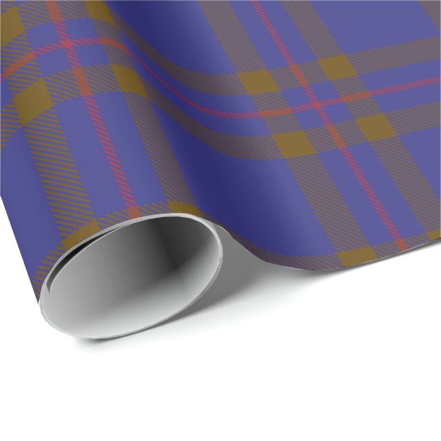Clan Elliot Modern Tartan Wrapping Paper (Roll Corner)