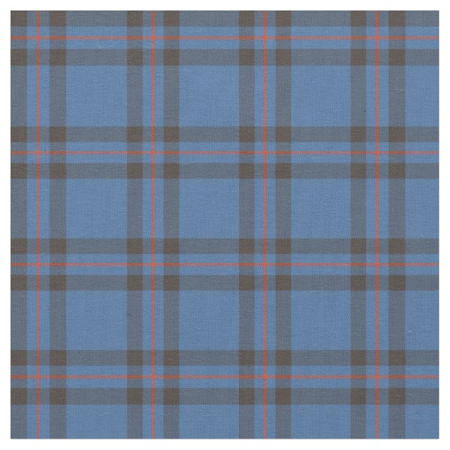 Clan Elliot Tartan Fabric (Close Up)